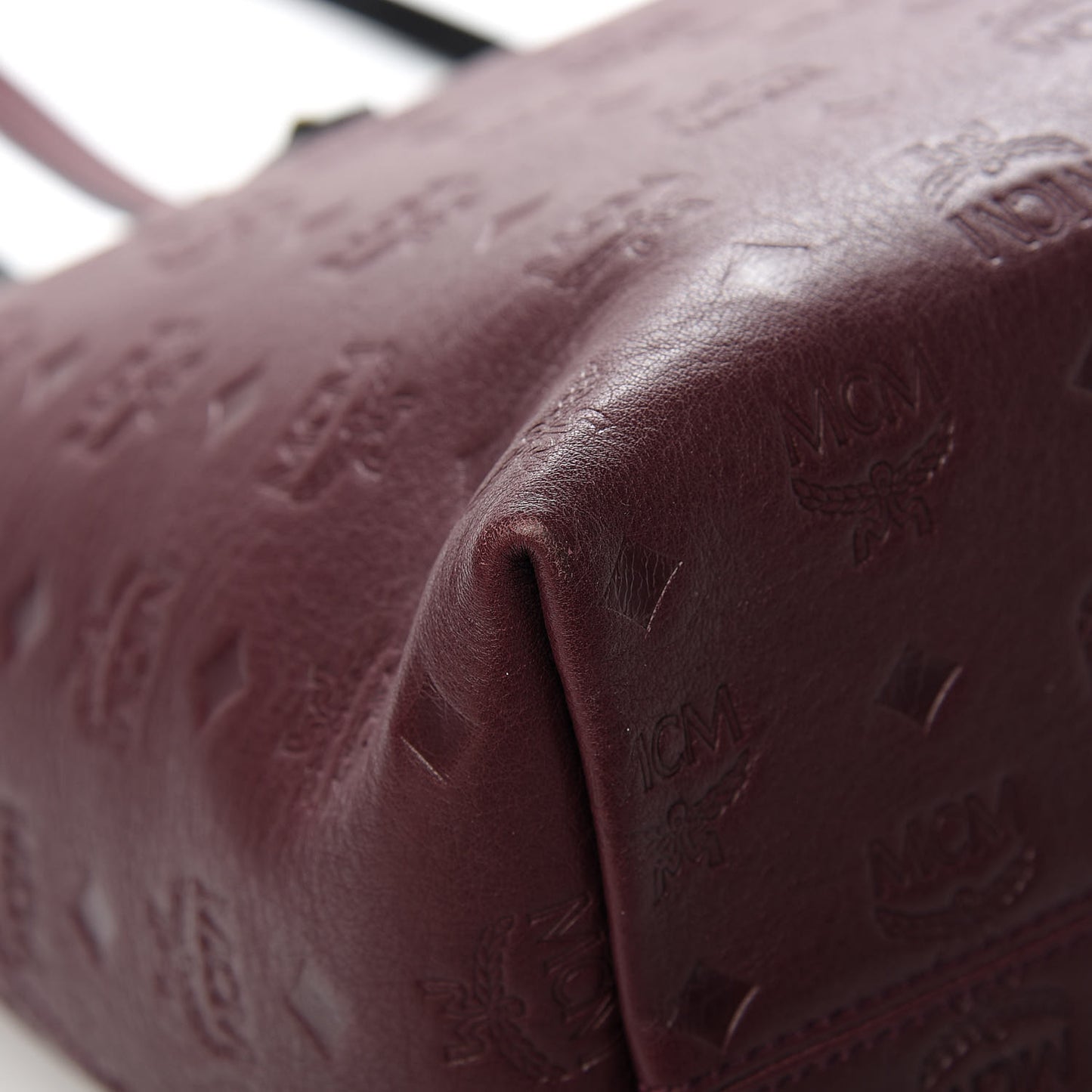 Calfskin Ottomar Monogram Medium Klara Shopper Tote Rustic Brown