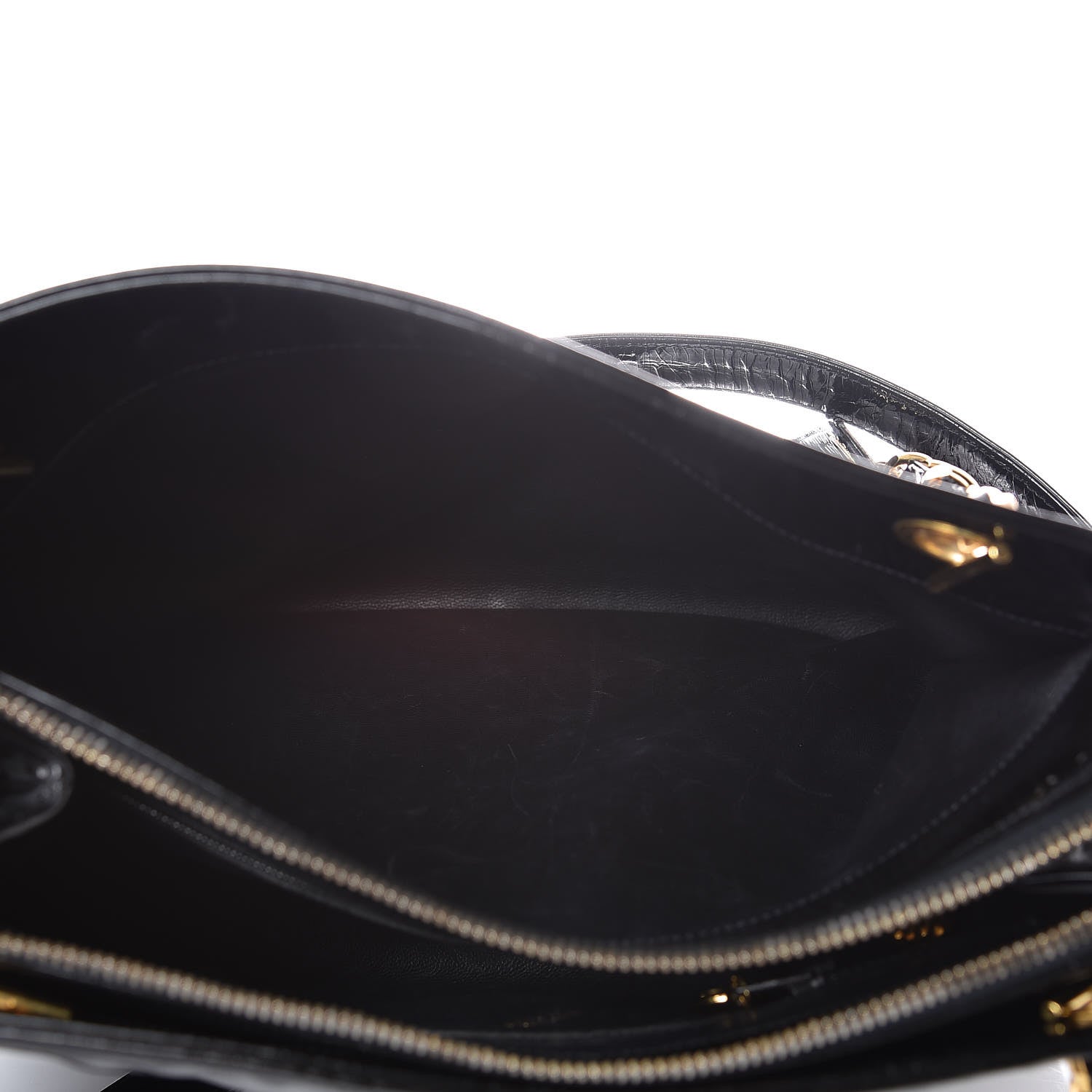 Chanel Patent CC Shoulder Bag Black 6 of 18