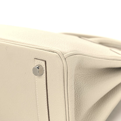 Hermes Togo Birkin 25 Craie 12 of 13