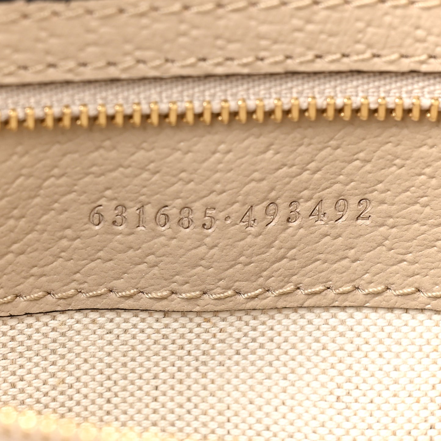 GG Supreme Monogram Textured Dollar Calfskin Web Medium Ophidia Shopping Tote Beige Mystic White Oatmeal