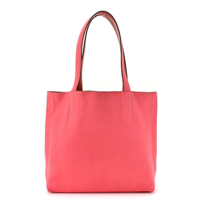 Hermes Veau Sikkim Swift Double Sens 28 Reversible Tote Peony Sanguine 3 of 26