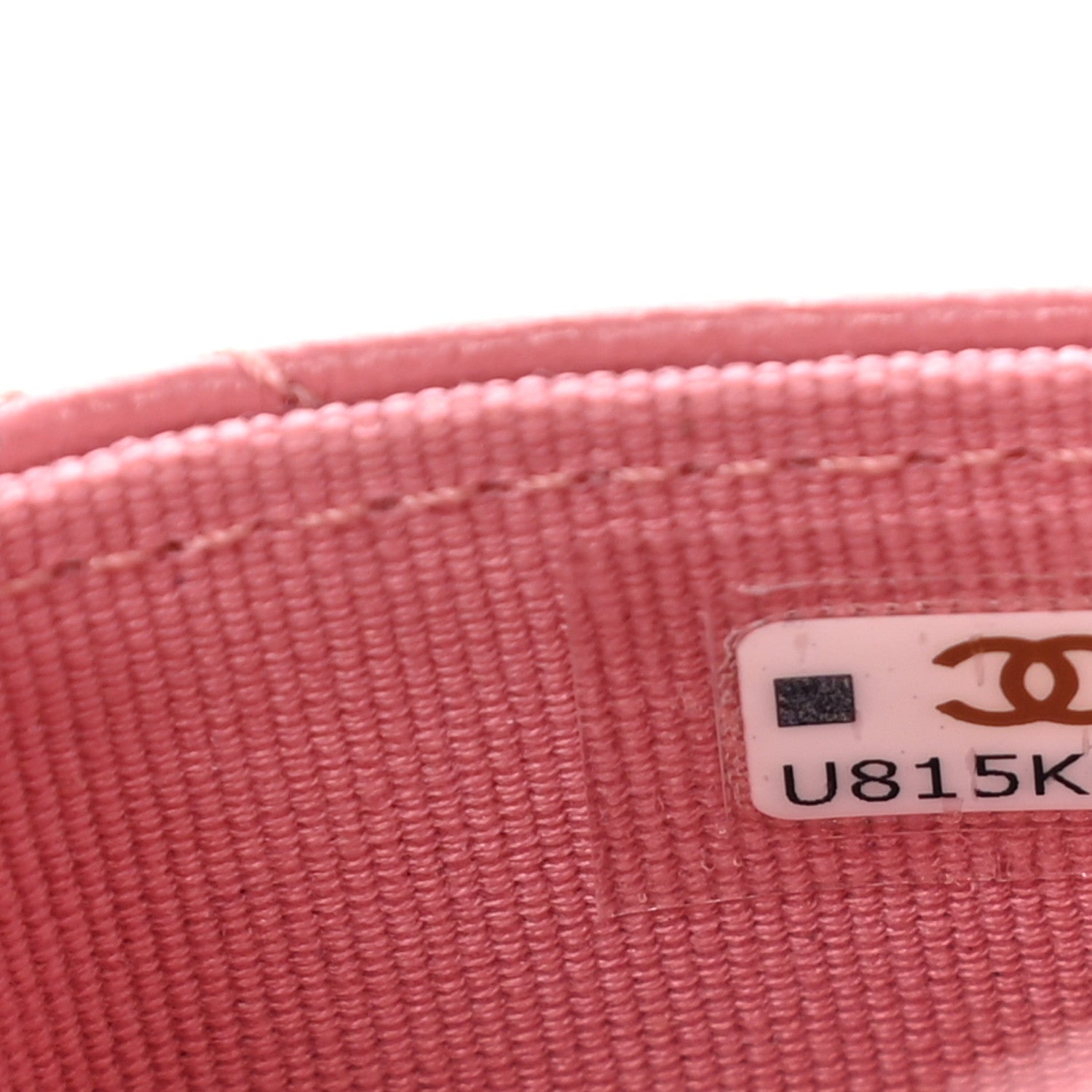 Chanel Caviar Quilted Flap Card Holder Wallet Pink 8 of 8