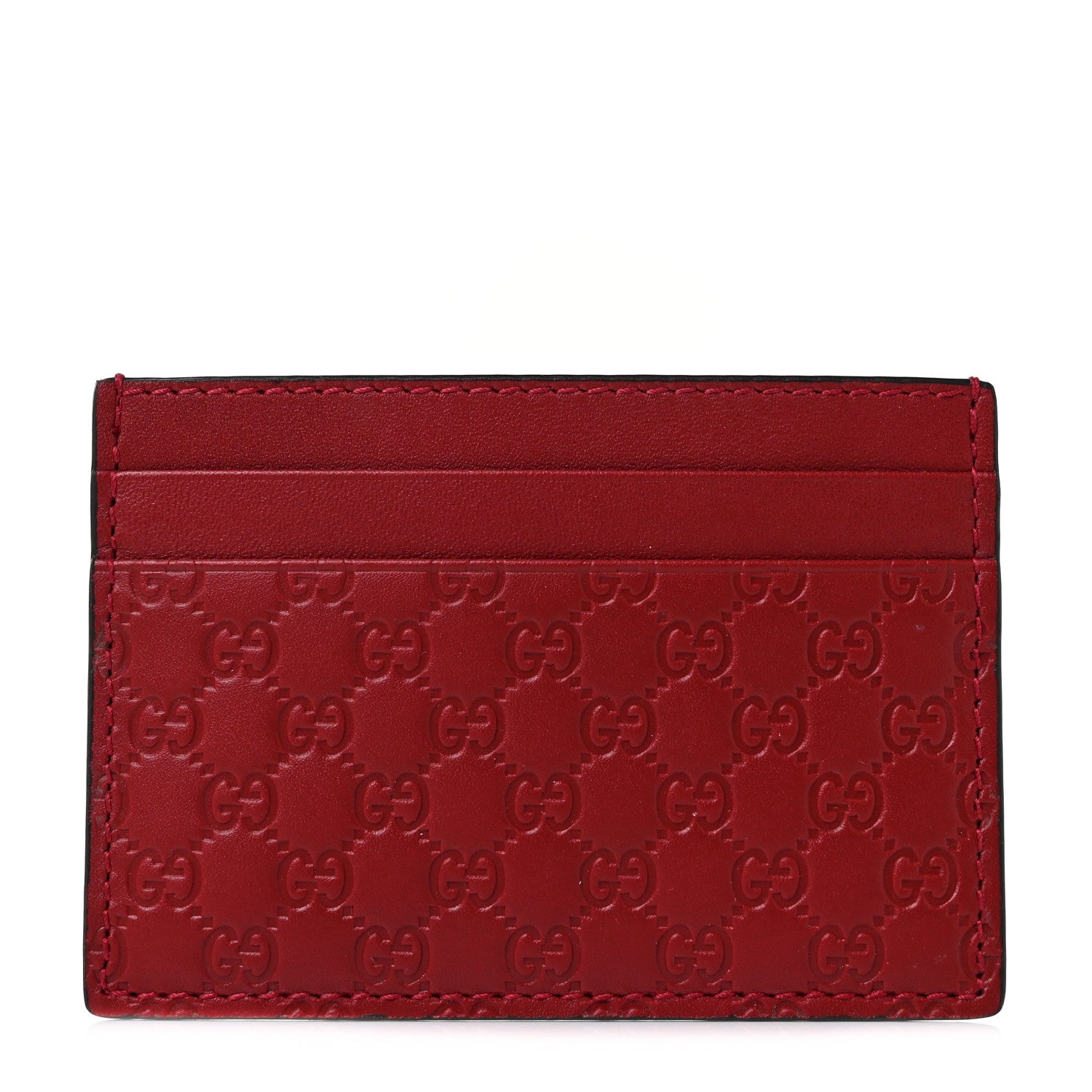 Gucci Microguccissima Card Holder Red 1 of 9