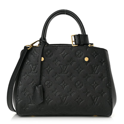 Louis Vuitton Empreinte Montaigne BB Black 1 of 11