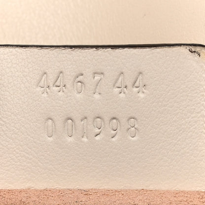 Gucci Calfskin Matelasse Mini GG Marmont Shoulder Bag White 7 of 17