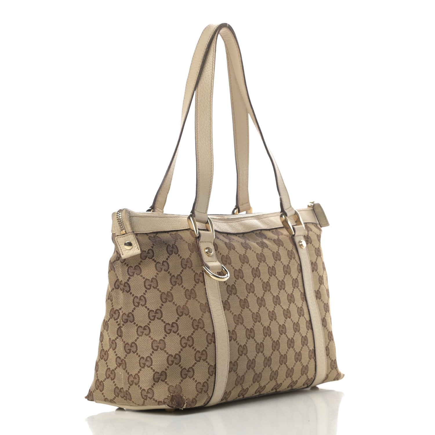 Gucci Monogram Medium Abbey Tote Off White 3 of 19