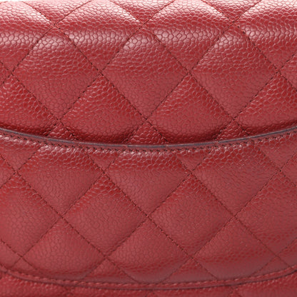 Chanel Caviar Quilted Wallet On Chain WOC Red 6 of 8
