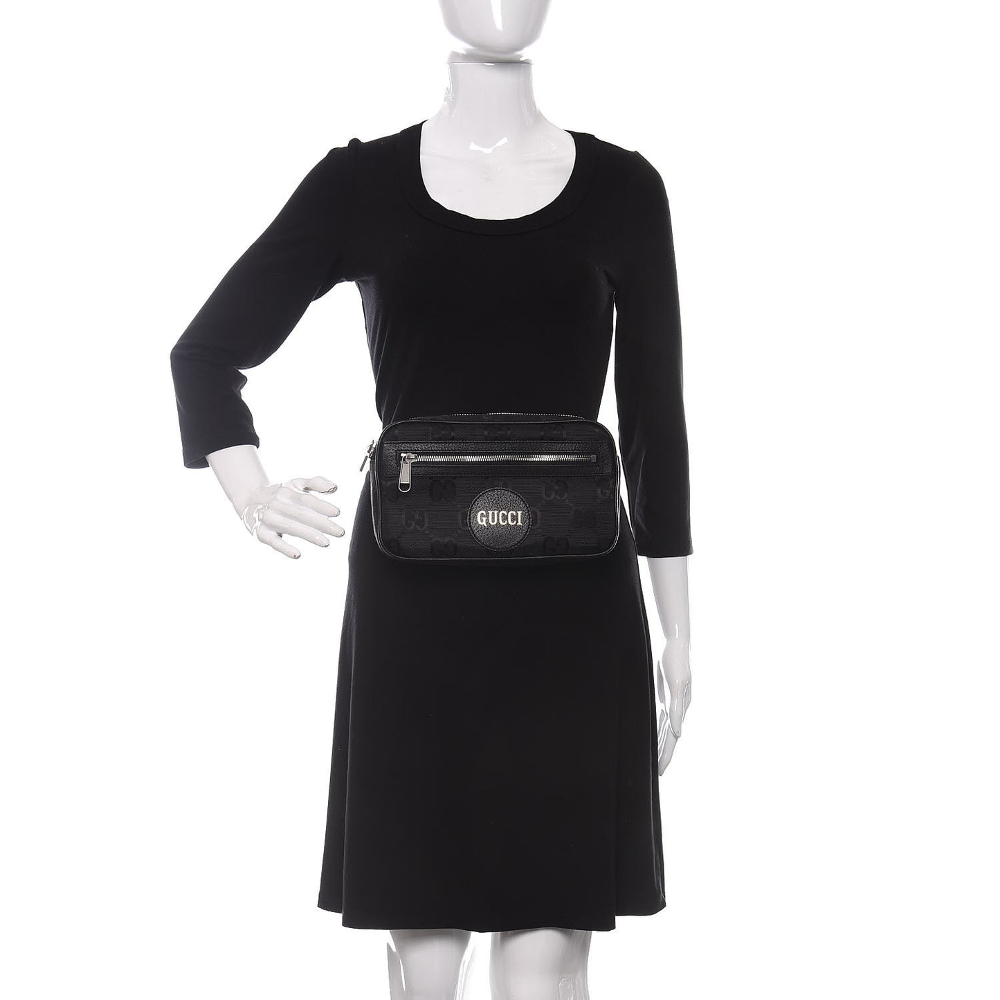 Econyl Nylon Monogram Off The Grid Belt Bag Black