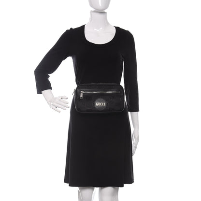 Gucci Econyl Nylon Monogram Off The Grid Belt Bag Black 2 of 12