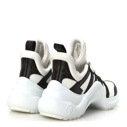 Louis Vuitton Patent Monogram LV Archlight Sneakers 37 White 5 of 11