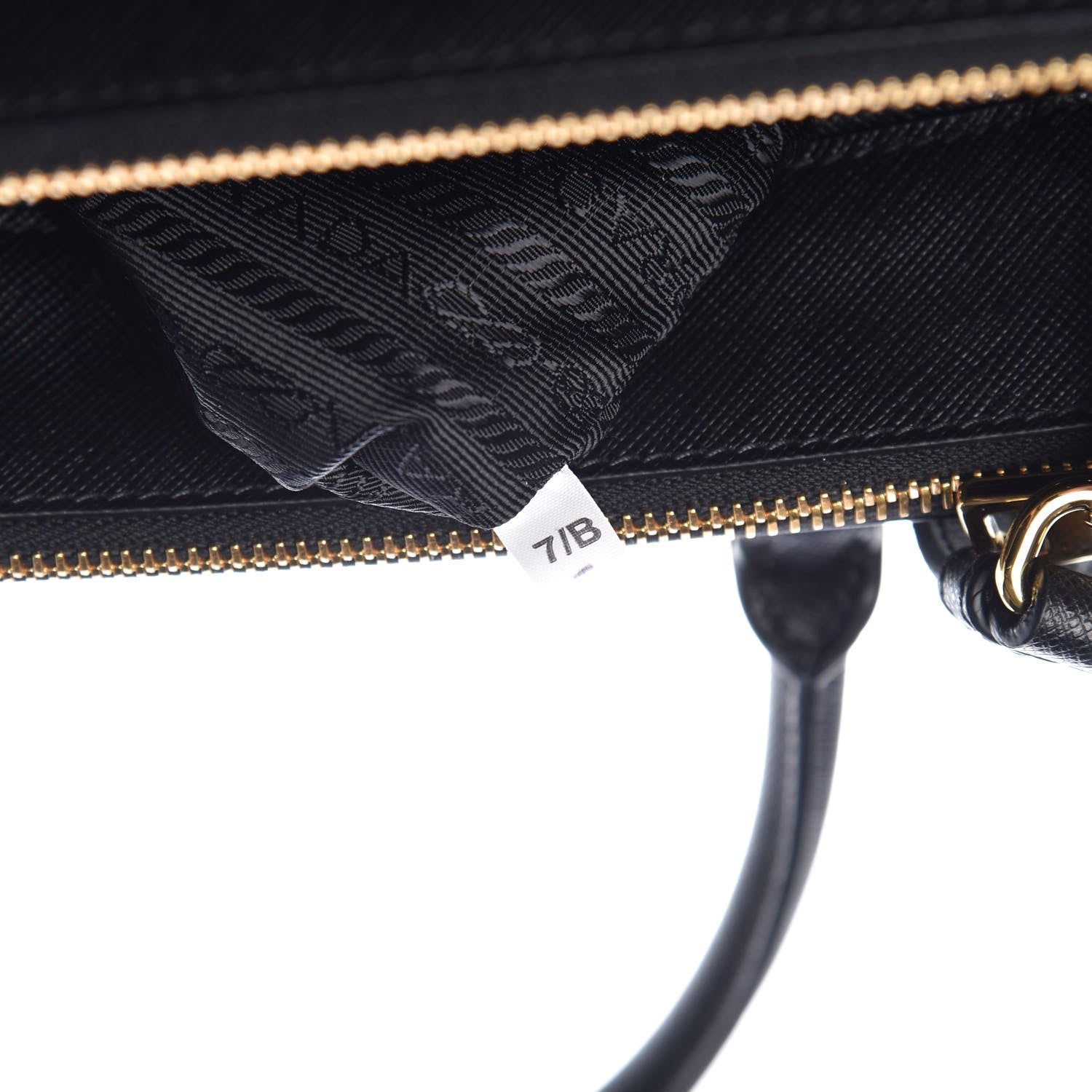 Prada Saffiano Small Galleria Double Zip Tote Black 8 of 8