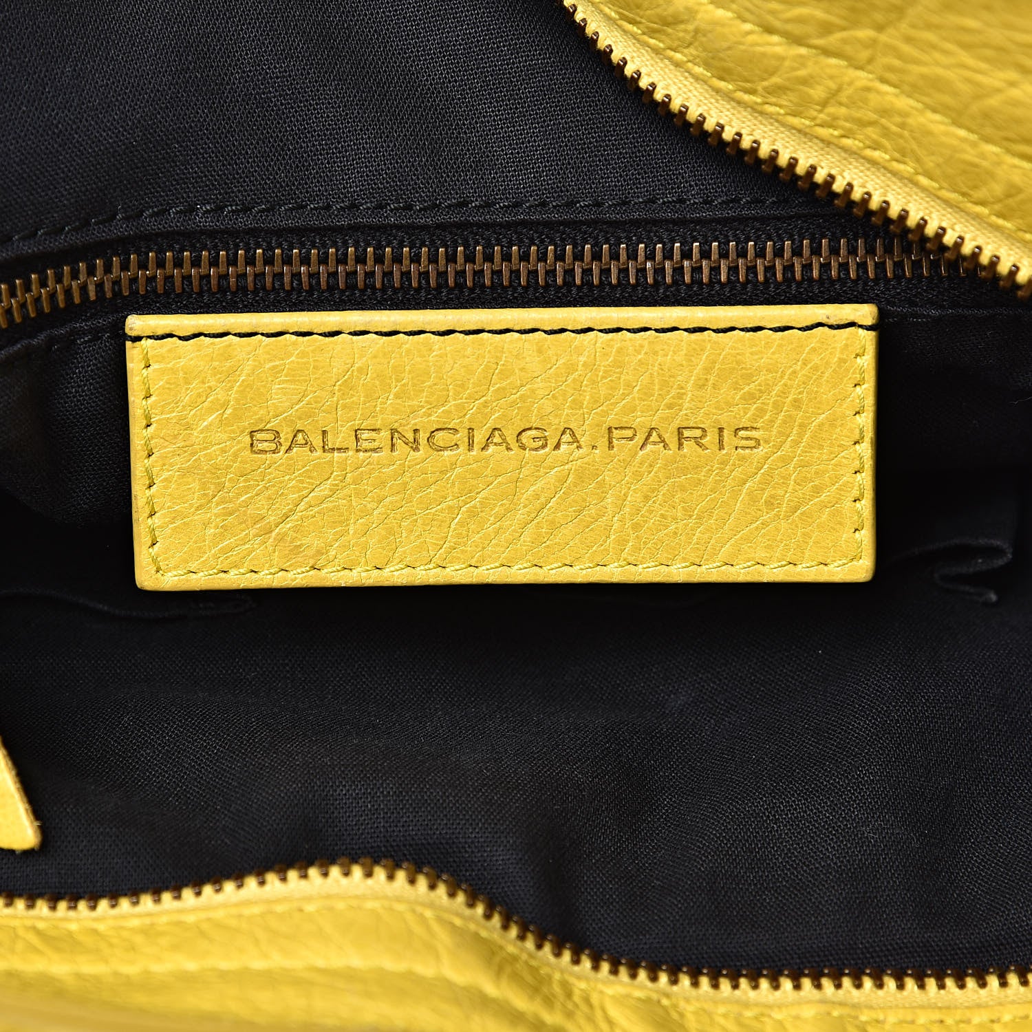 Balenciaga Agneau Classic Hardware Town Curry 6 of 15