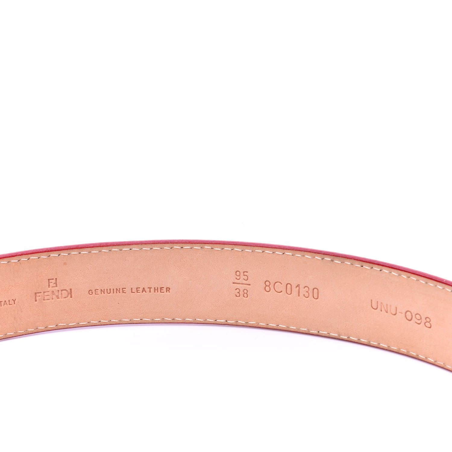 Fendi Patent FF Belt 95 38 Red 5 of 5