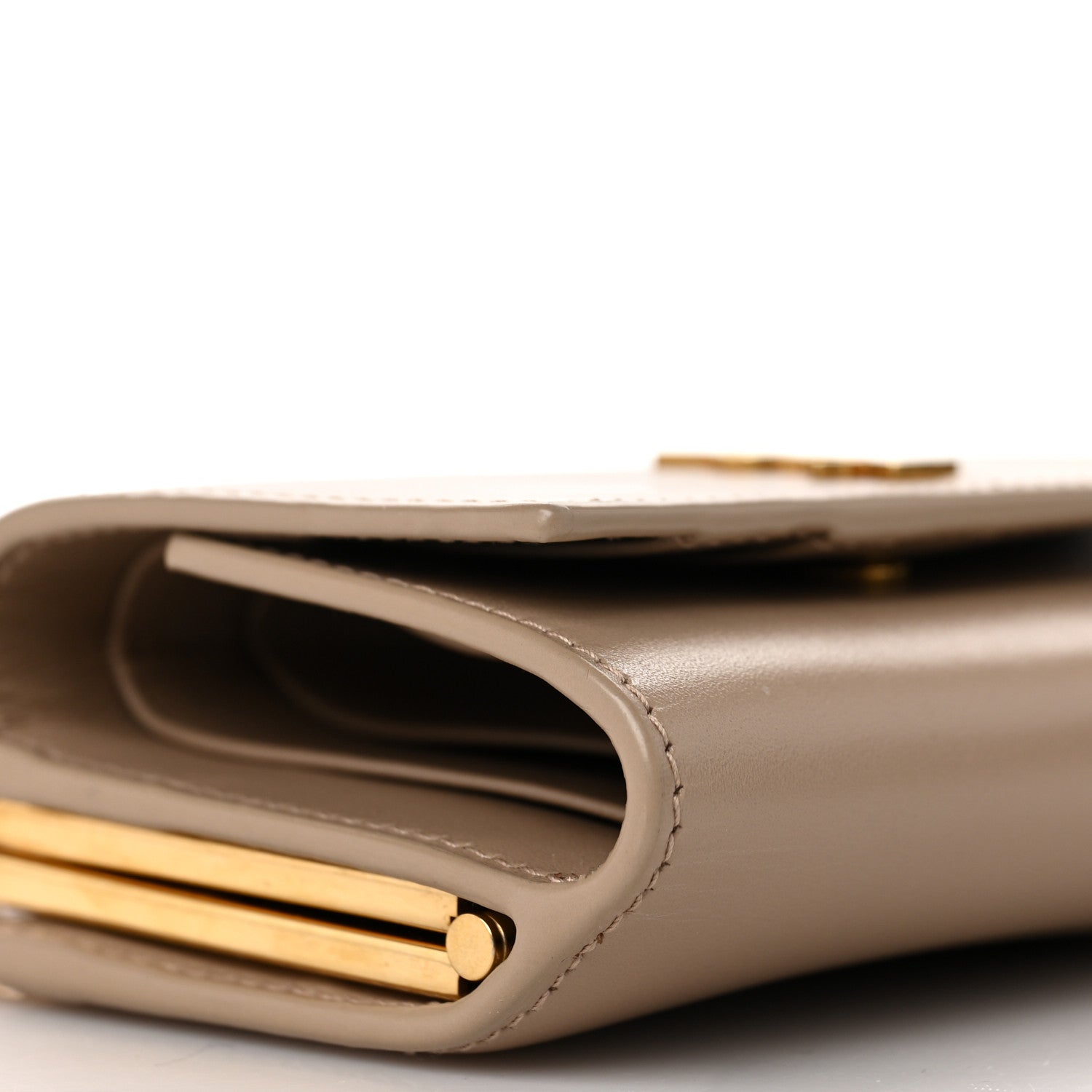 Saint Laurent Smooth Calfskin Monogram Rider Belt Bag Taupe 8 of 10
