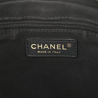 Chanel Calfskin Quilted CC Medium Vanity Case Black 6 of 13