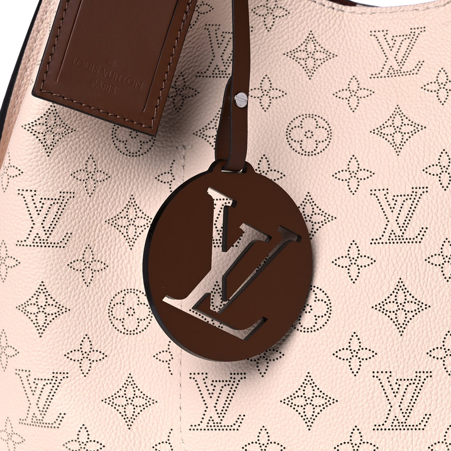 Louis Vuitton Mahina Carmel Hobo Creme 7 of 10