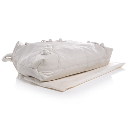 Balenciaga Agneau Giant Brogues Hardware Brief White 4 of 8