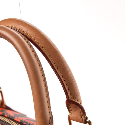 Louis Vuitton Monogram Graffiti Speedy 30 Orange 17 of 17
