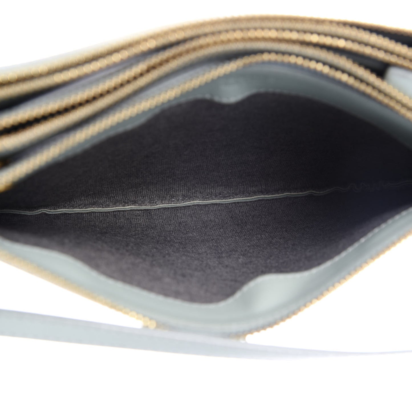 Lambskin Small Trio Crossbody Bag Celadon