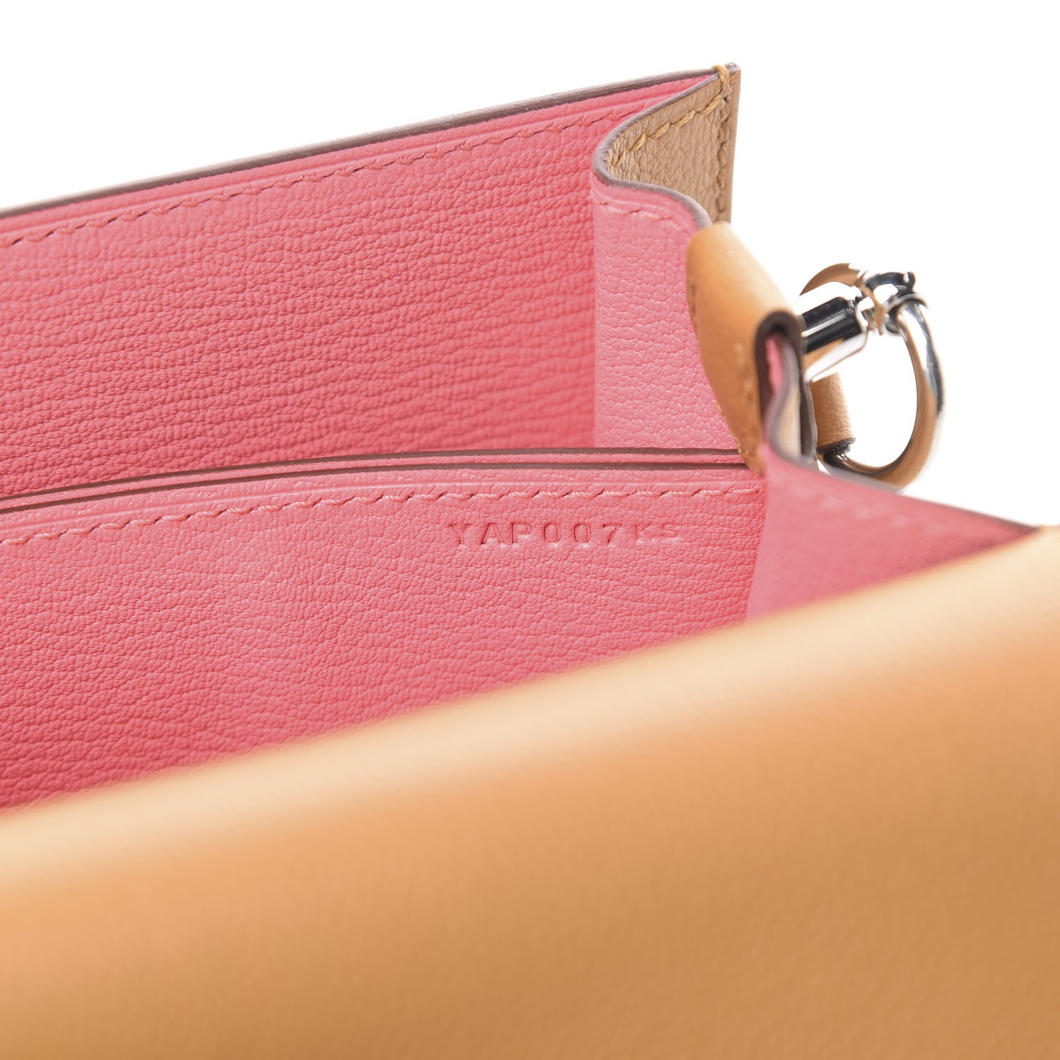 Hermes Evercolor Verso Mini Sac Roulis Caramel Rose D'Ete 7 of 11