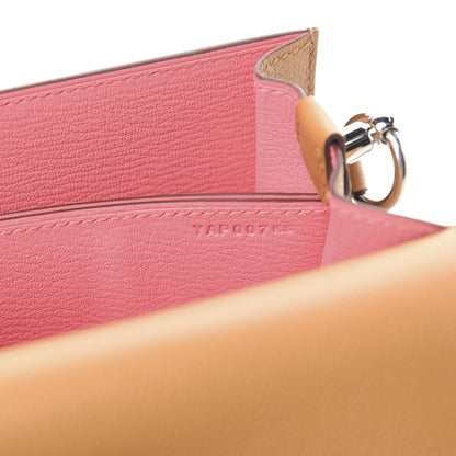 Hermes Evercolor Verso Mini Sac Roulis Caramel Rose D'Ete 7 of 11