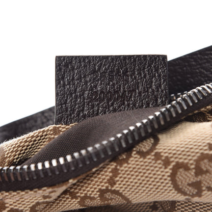 Gucci Monogram Web Belt Bag Dark Brown 9 of 11
