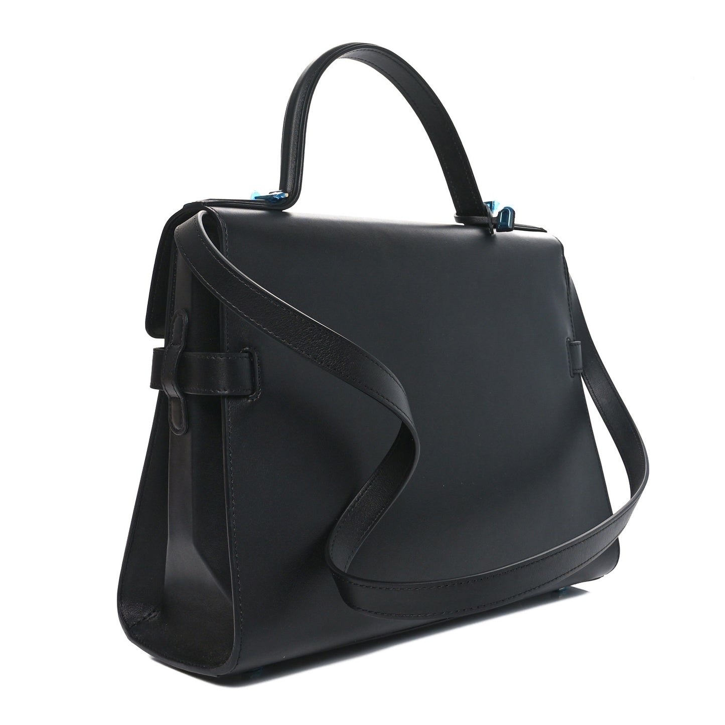 Smooth Calfskin GM Tempete Satchel Black