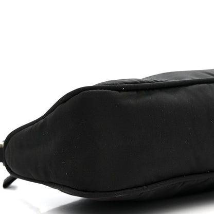 Prada Tessuto Nylon Pochette Bag Black 10 of 15
