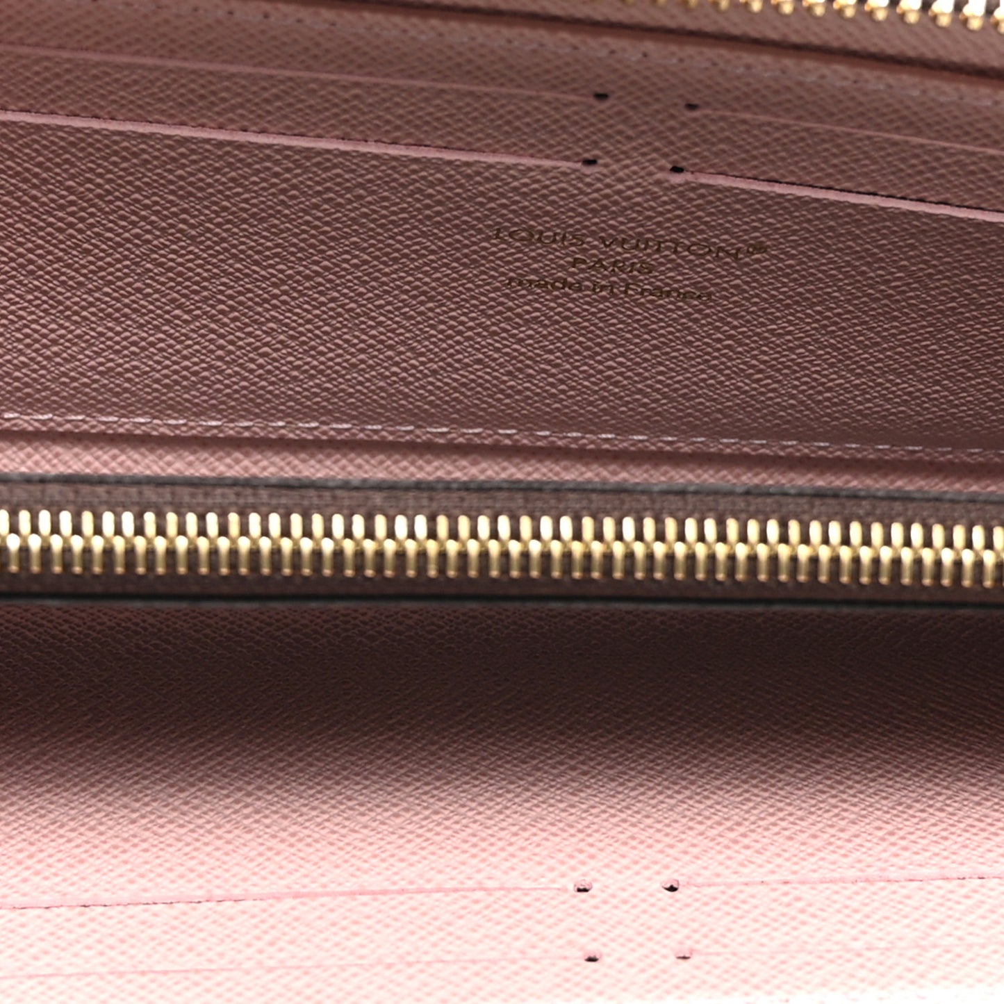 Monogram Clemence Wallet Rose Ballerine