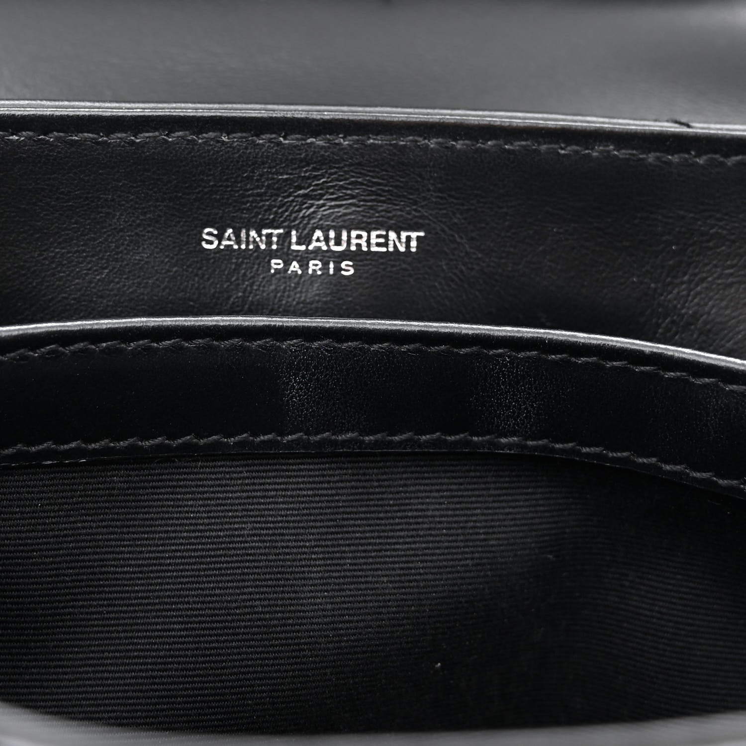 Saint Laurent Calfskin Y Quilted Monogram Toy Loulou Crossbody Bag Black 13 of 14