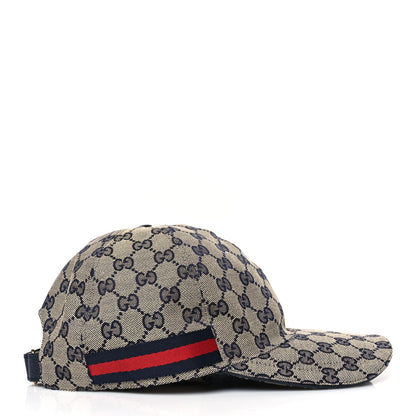 Gucci Monogram Web Baseball Hat L Beige Blue 4 of 7