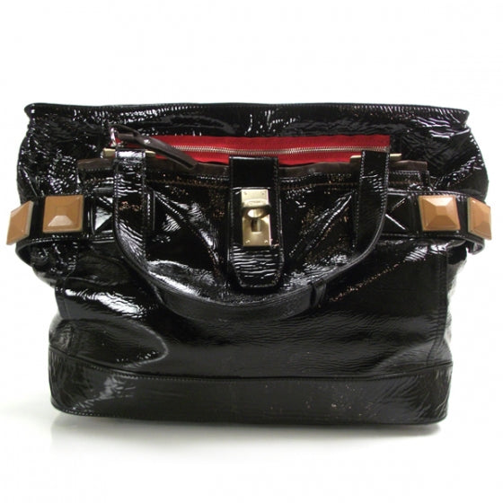 Chloe Patent Audra Large Tote Black 1 of 9