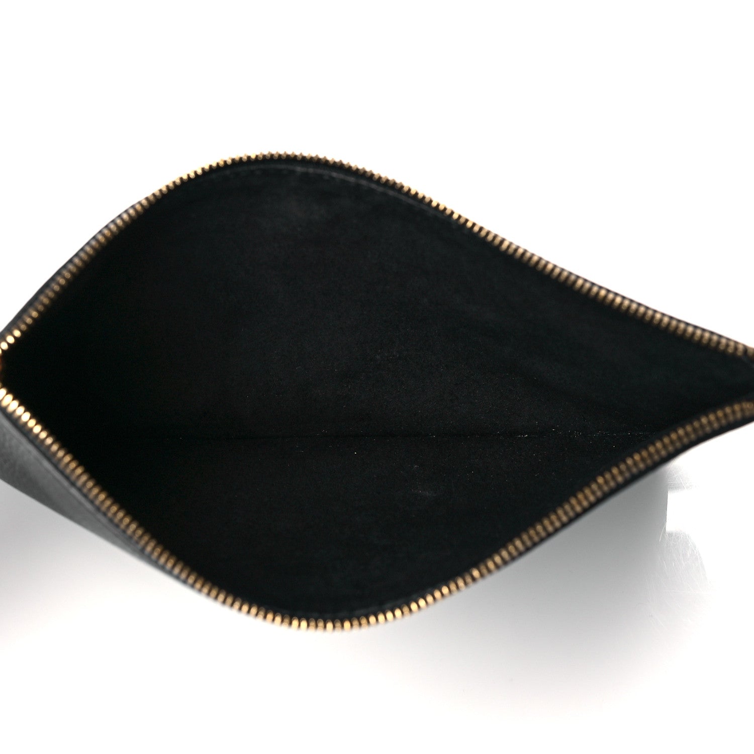 Salvatore Ferragamo Calfskin Wristlet Clutch Black 5 of 8