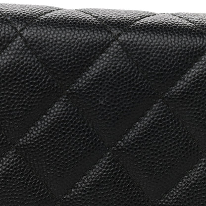 Chanel Caviar Quilted Golden Class Wallet On Chain WOC Black 13 of 15