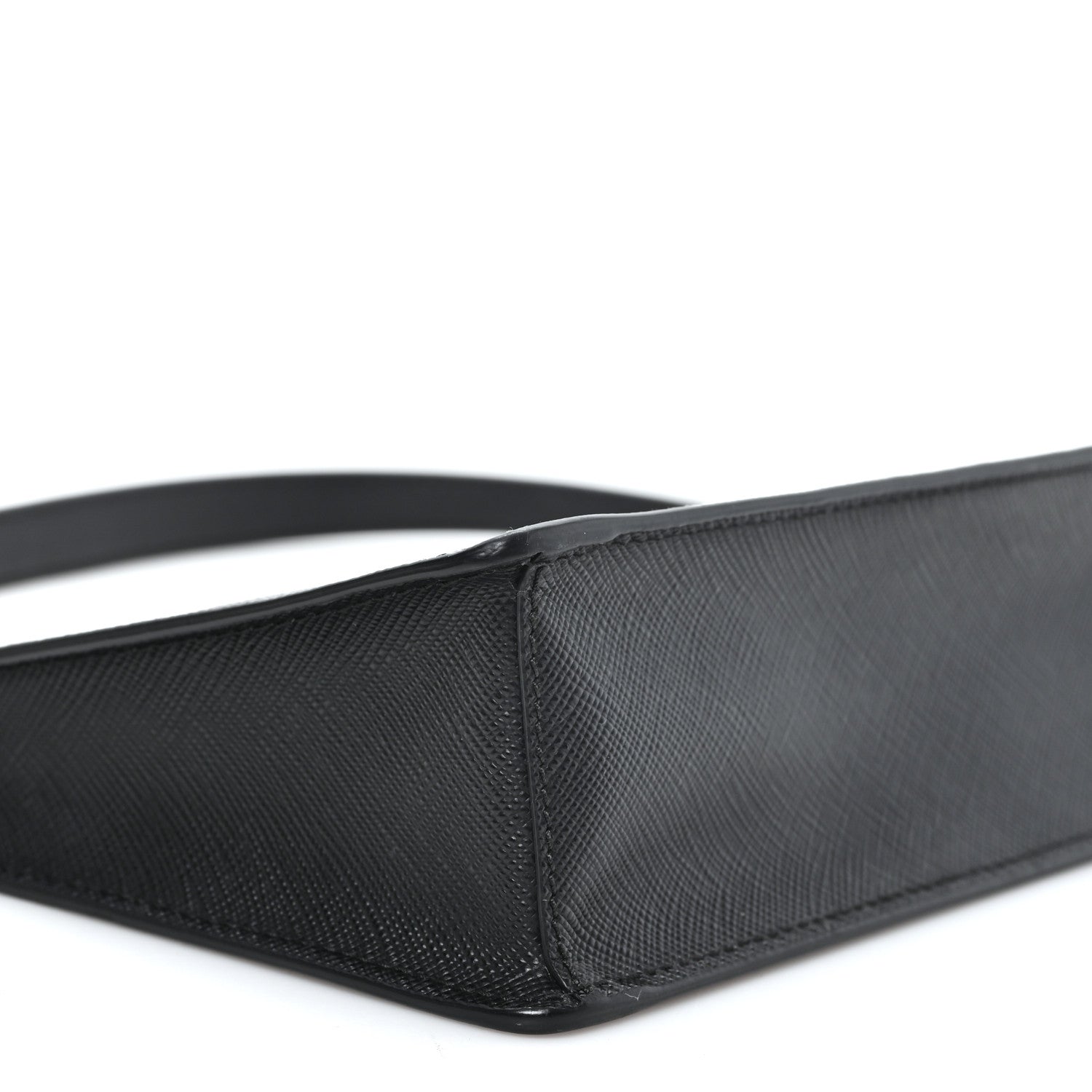 Prada Saffiano Lux Mini Shoulder Bag Black 8 of 11