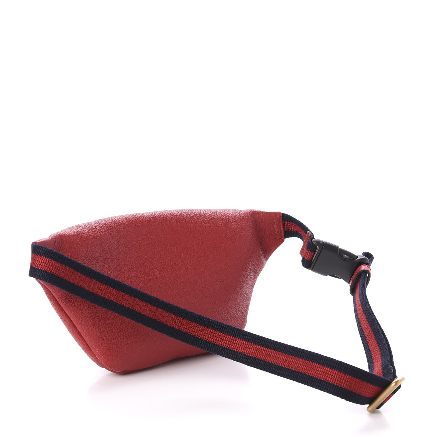 Gucci Grained Calfskin Small Logo Belt Bag Hibiscus Red 3 of 11