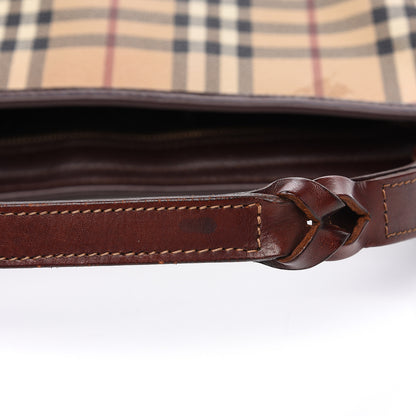 Burberry Haymarket Check Shoulder Bag Brown 13 of 13