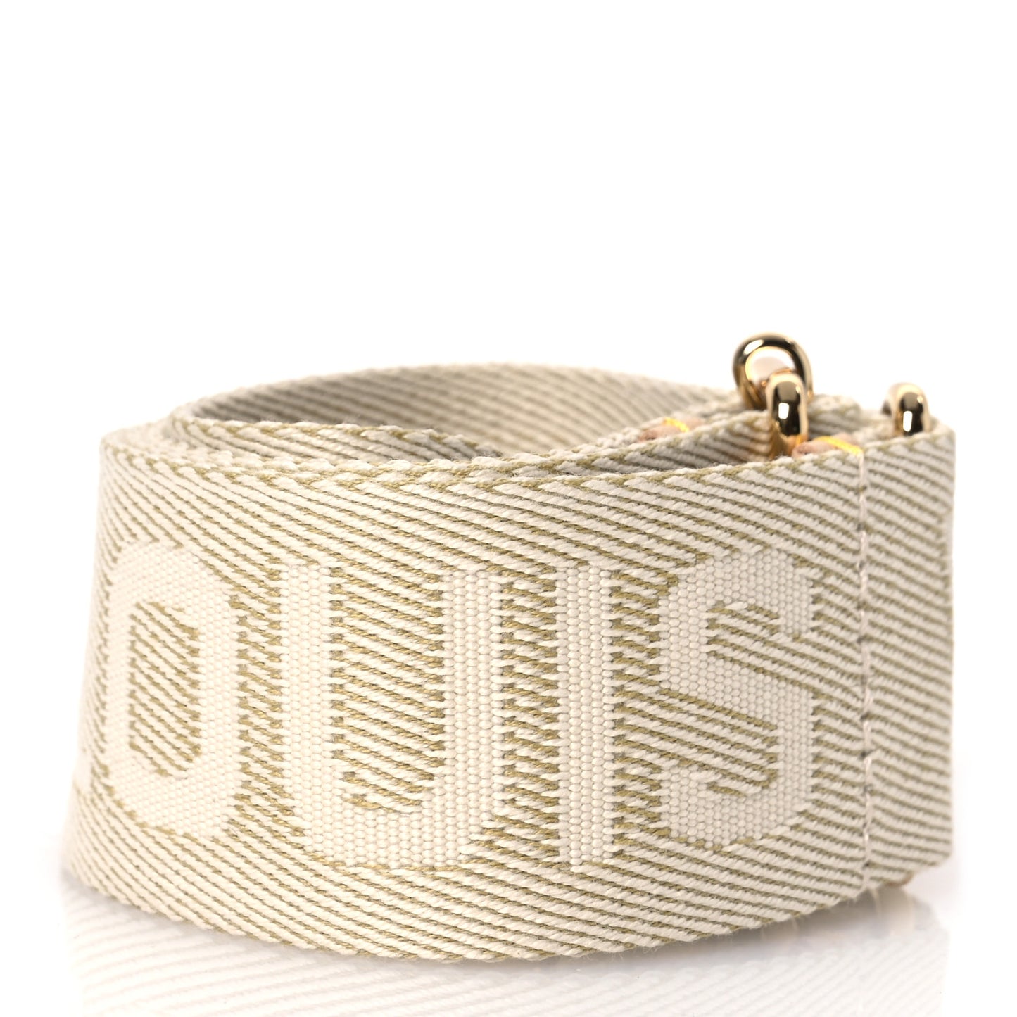 Jacquard High Rise Shoulder Strap Beige