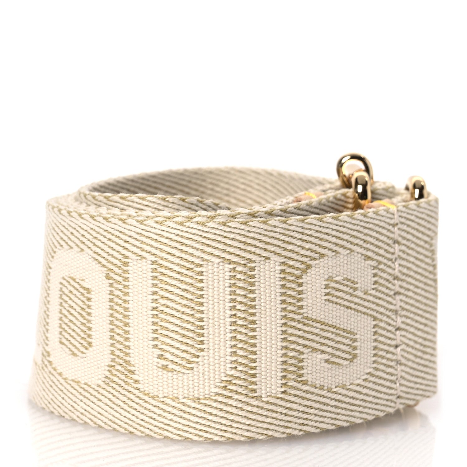 Louis Vuitton Jacquard High Rise Shoulder Strap Beige 2 of 3