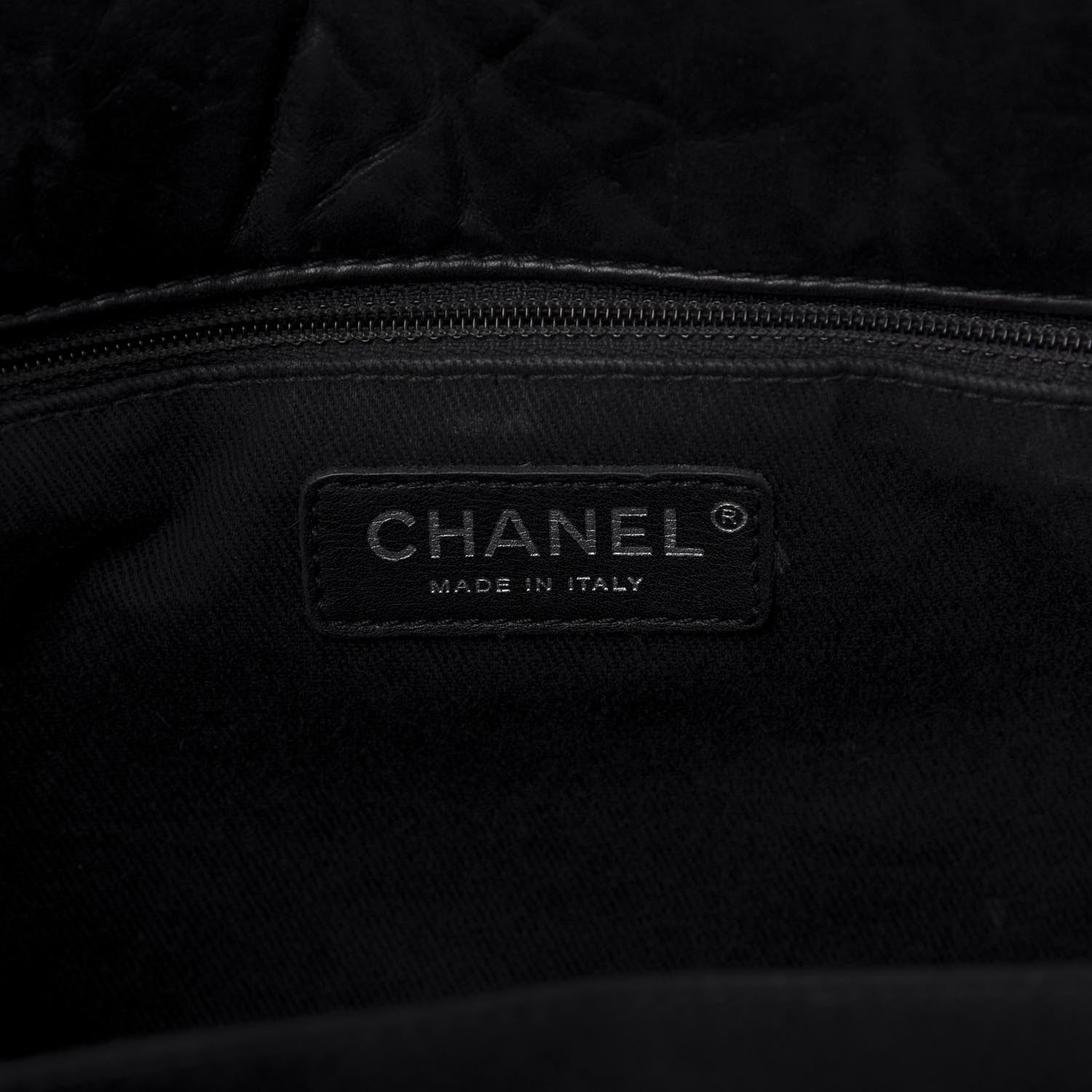 Chanel Aged Calfskin Quilted Reissue 2.55 Tote Black 8 of 9