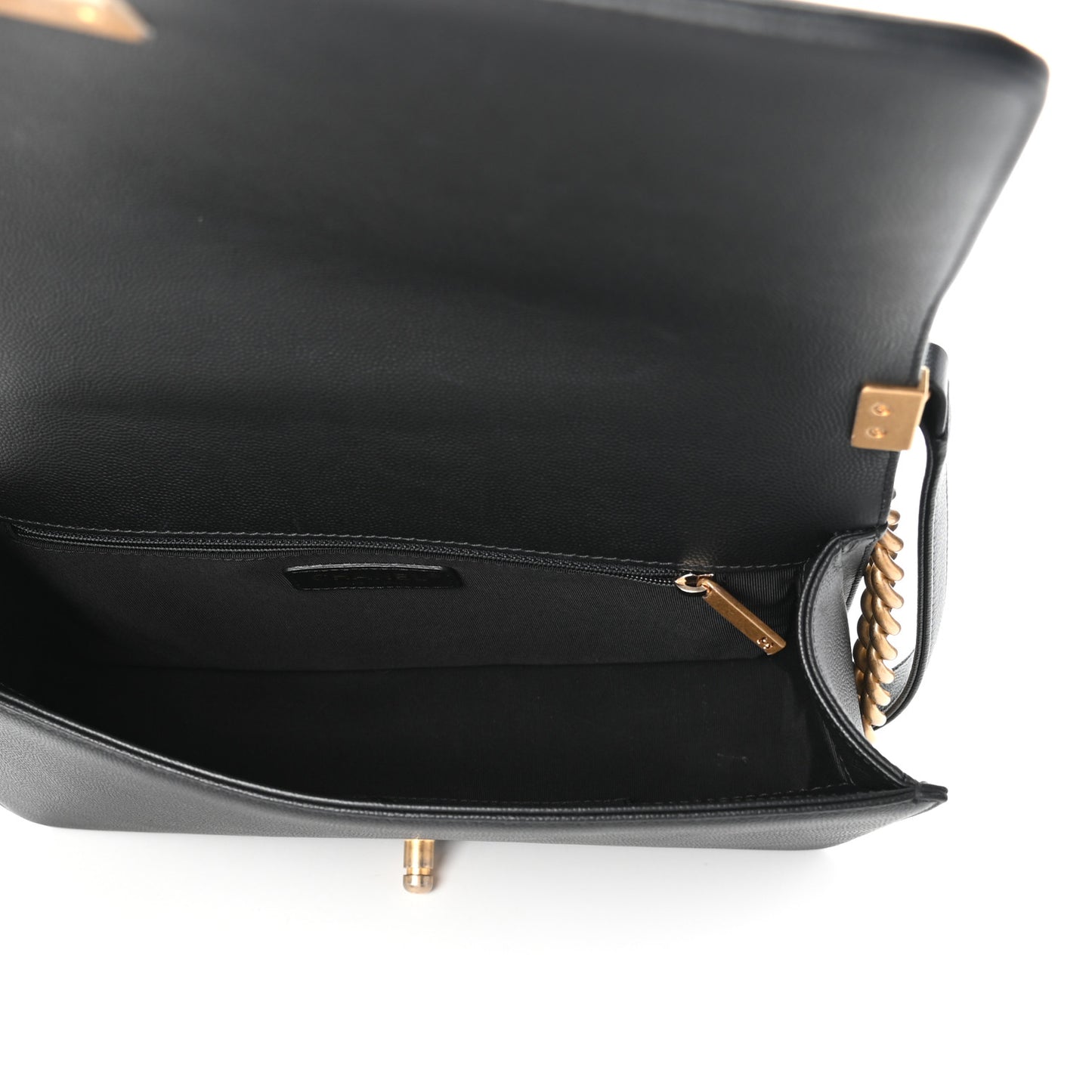 Caviar Quilted New Medium Boy Flap Black