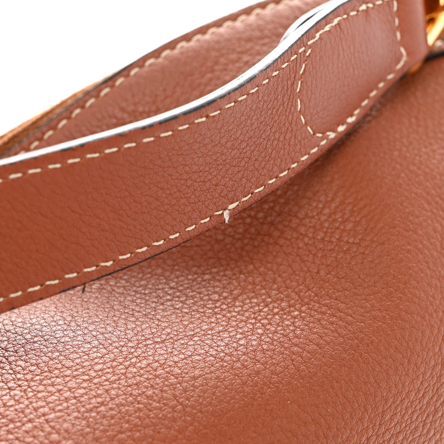 Celine Supple Calfskin Medium Strap Leandre Shoulder Bag Brown 13 of 13