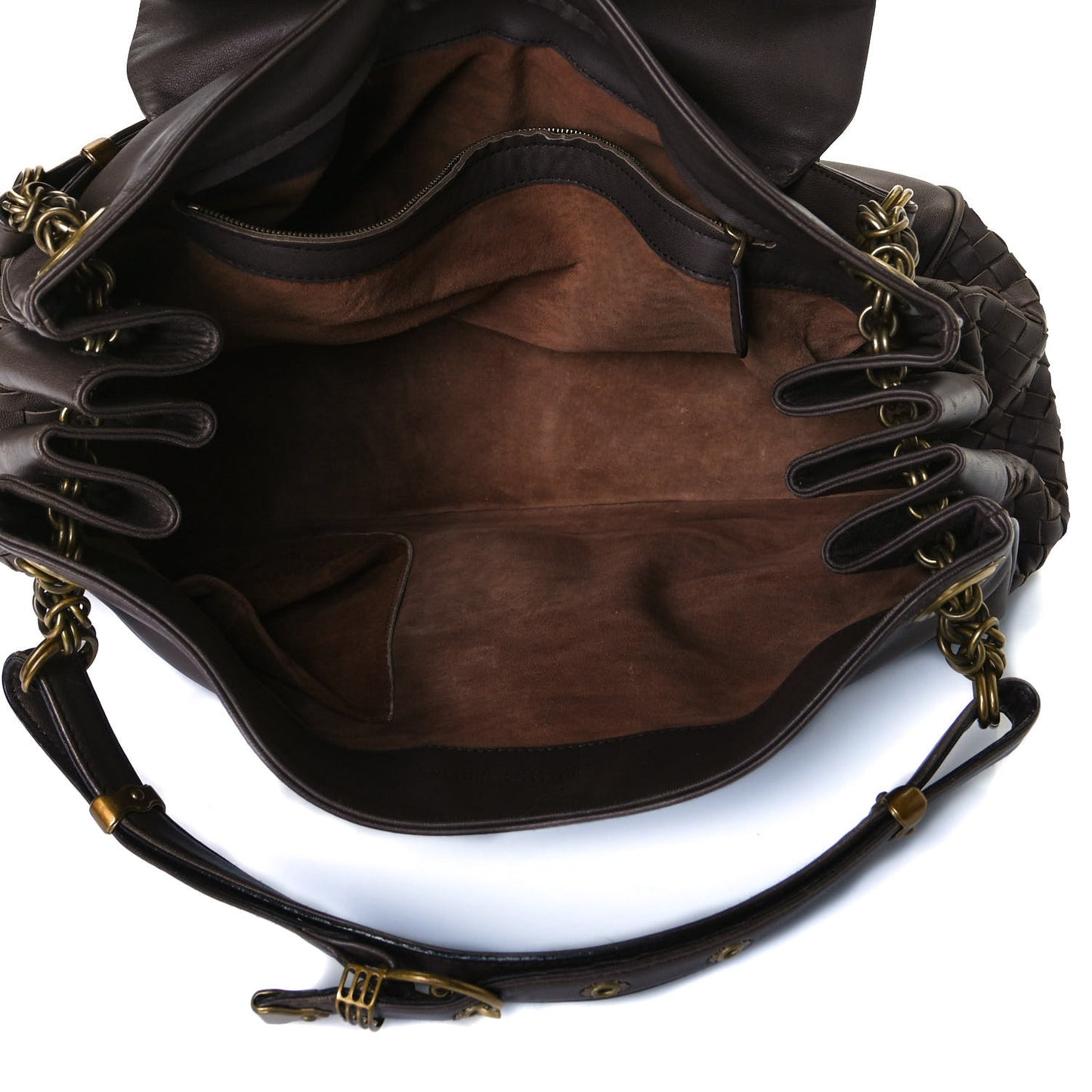 Nappa Intrecciato Napoli Shoulder Bag