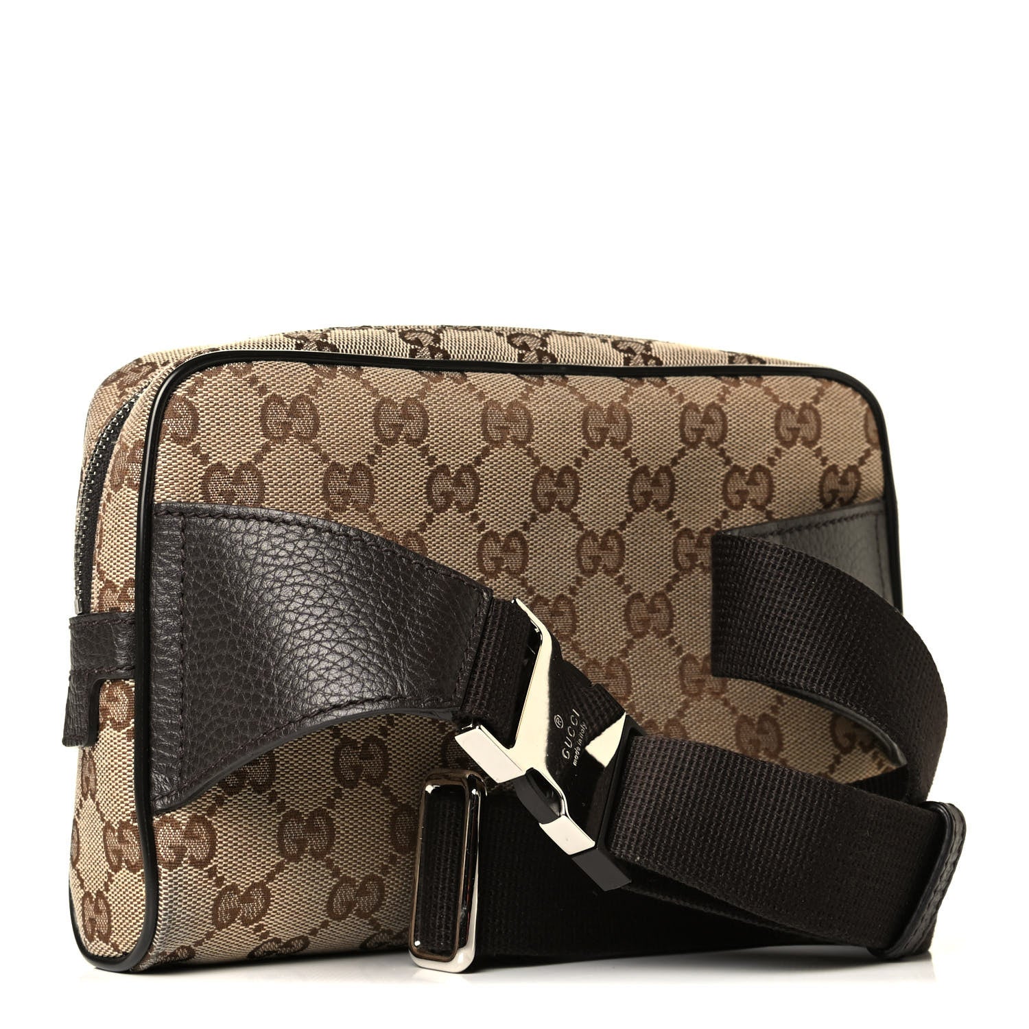 Gucci Monogram Belt Bag Dark Brown 2 of 12
