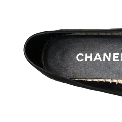 Chanel Suede CC Espadrilles 36 Black 11 of 17