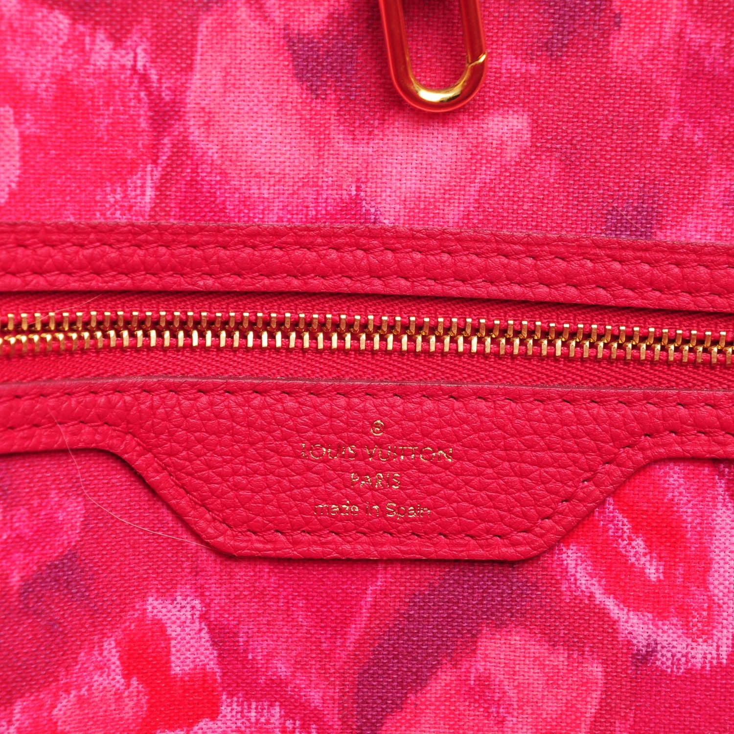 Louis Vuitton Monogram Articles de Voyage Ikat Neverfull MM Rose Indien 6 of 7