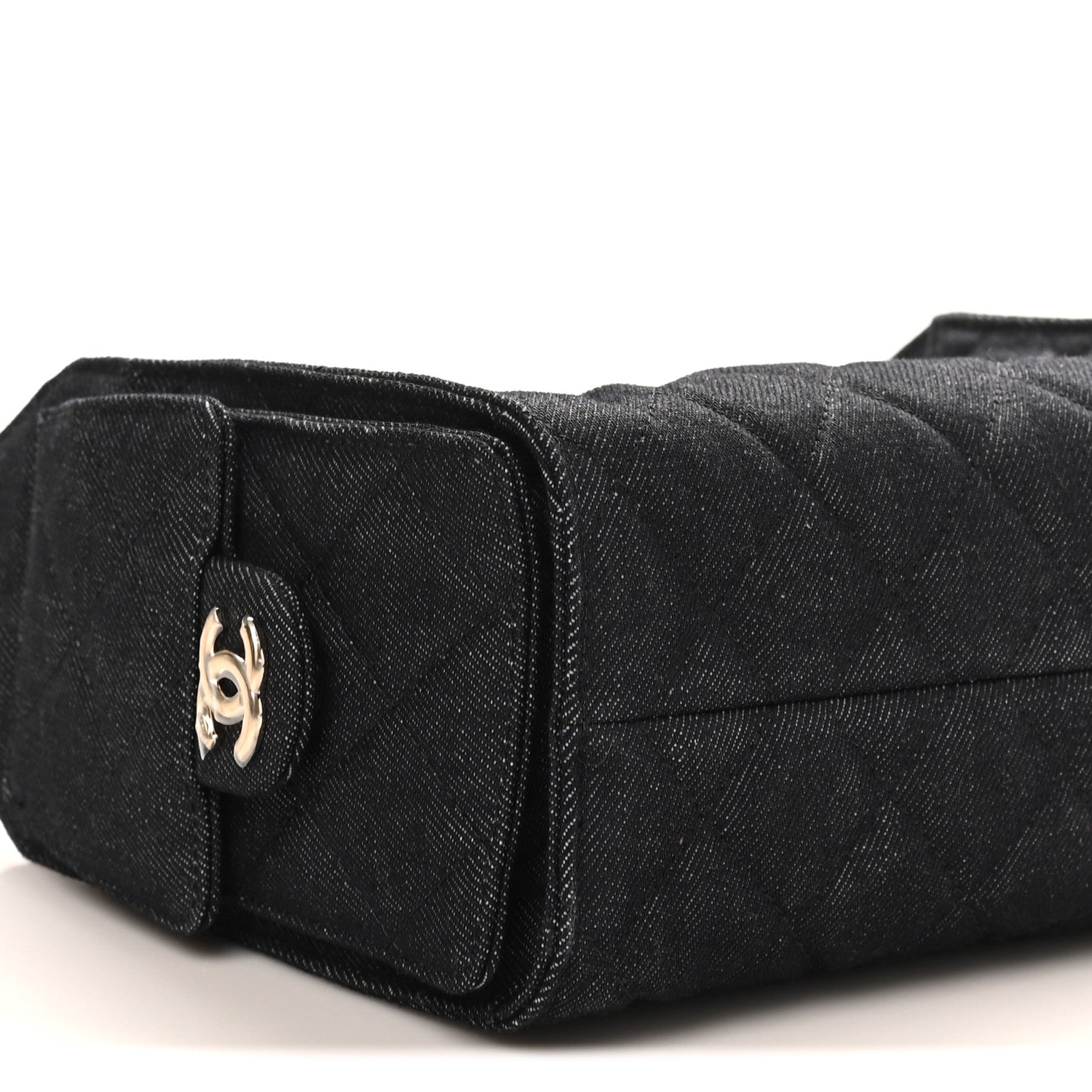 Chanel Denim Quilted Mini Chanel 25 Handbag Dark Blue 8 of 9