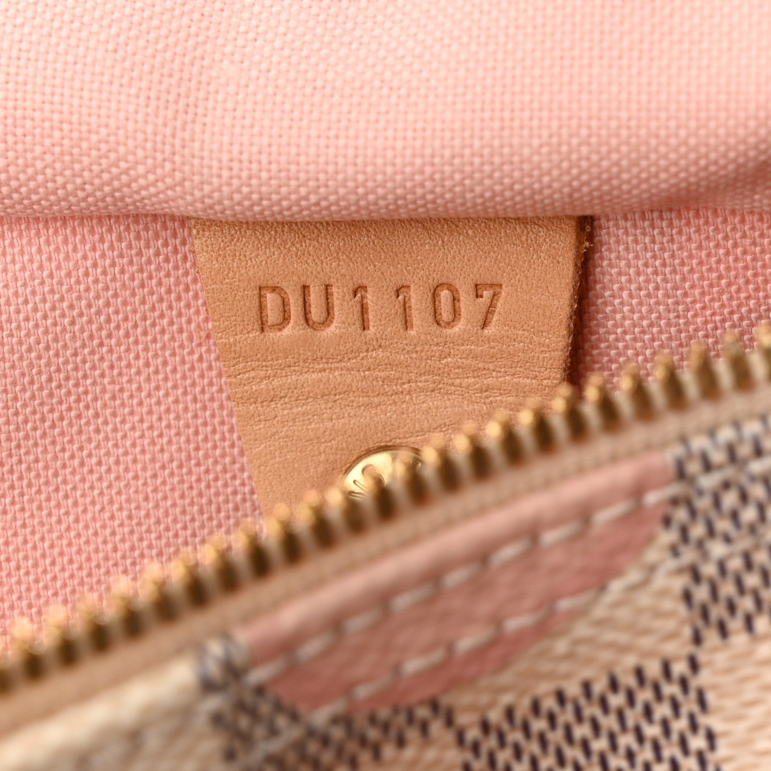 Louis Vuitton Damier Azur Tahitienne Speedy Bandouliere 30 Rose Ballerine 7 of 13