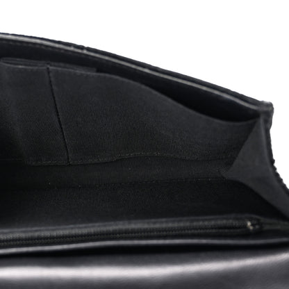 Chanel Velvet Quilted Wallet On Removable Chain Black 5 of 11