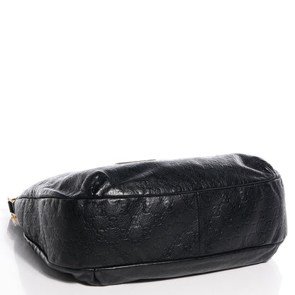 Gucci Guccissima Ladies Web Large Hobo Black 4 of 7